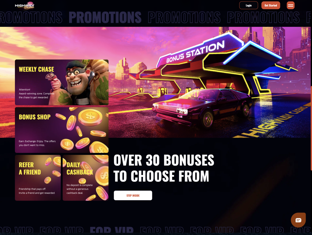 Highway Casino Website